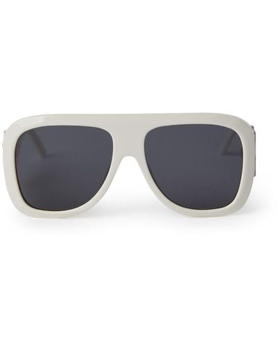 Palm Angels Sonoma Shield Frame Sunglasses - Blue