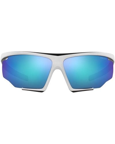 Prada Linea Rossa Ps07Ys 15K08R Sunglasses - Blue