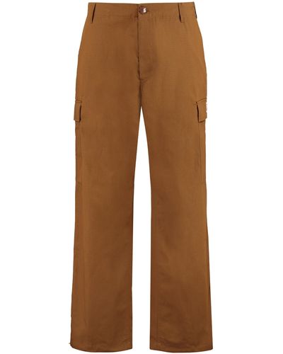 KENZO Cotton Cargo-trousers - Brown