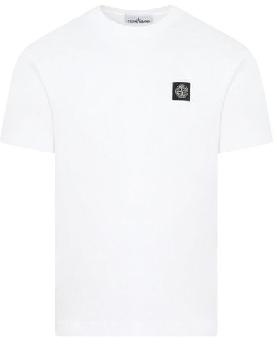 Stone Island Cotton T-shirt Tshirt - White