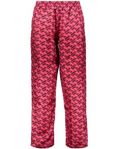 Versace Silk Pajama Pants - Red