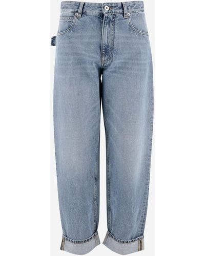 Bottega Veneta Cotton Denim Jeans - Blue