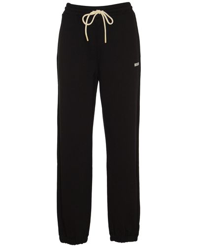 MSGM Laced Track Trousers - Black