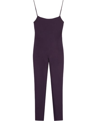 ANDAMANE Techno Fabric Jumpsuit - Purple