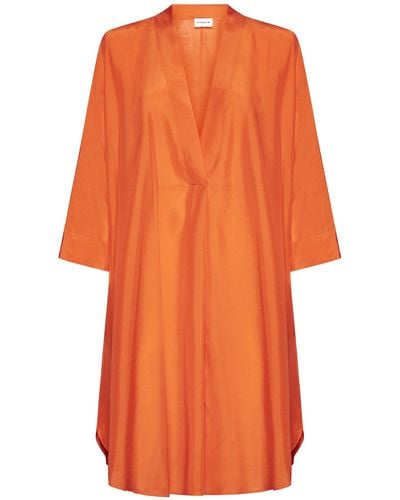P.A.R.O.S.H. Parosh Dresses - Orange