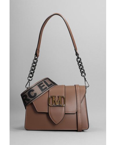 Marc Ellis Kourtney M 23 Shoulder Bag In Brown Leather
