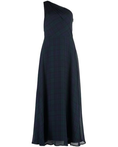 Polo Ralph Lauren One Shoulder Dress - Blue