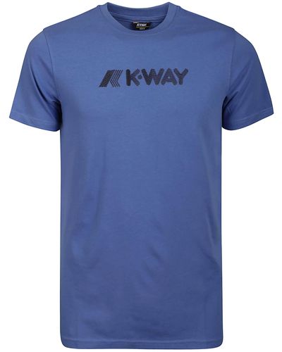 K-Way Elliot 3D Stripes Logo - Blue