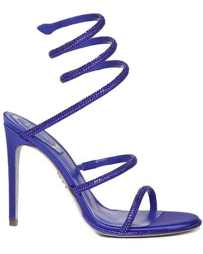 Rene Caovilla Cleo Sandals - Blue