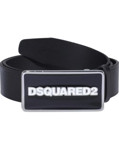 DSquared² Logo Belt - Blue