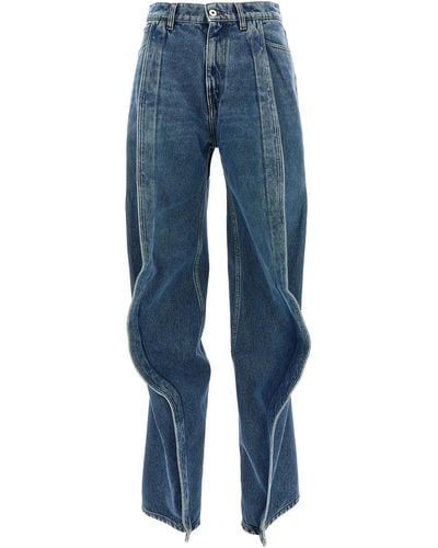 Y. Project 'Evergreen Banana Jeans' Jeans - Blue