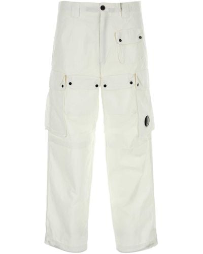 C.P. Company Trousers - White