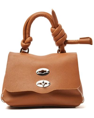 Zanellato Postina Piuma Knot Bag - Brown