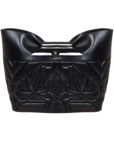 Alexander McQueen The Bow Large Tote - Black