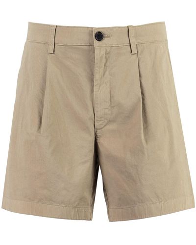 Department 5 Cotton Bermuda Shorts - Natural