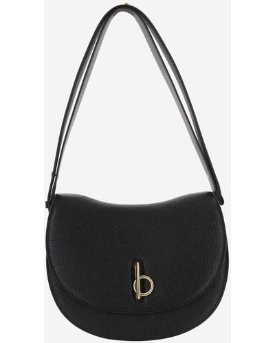 Burberry Rocking Horse Shoulder Bag - Black