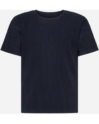 Homme Plissé Issey Miyake Homme Plisse Issey Miyake T-shirts And Polos - Blue