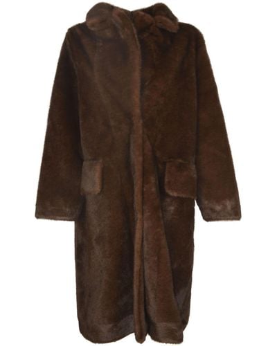 S.w.o.r.d 6.6.44 Fur All-Over Coat - Brown