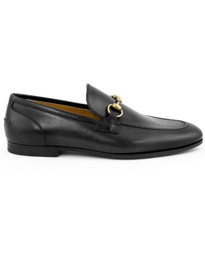 Gucci Jordaan Leather Loafer - Black