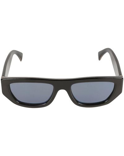 Gucci Rectangular Frame Logo Sided Sunglasses - Multicolor