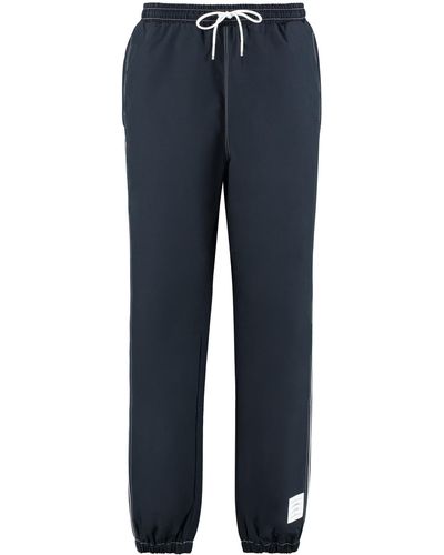 Thom Browne Techno Fabric Track Pants - Blue