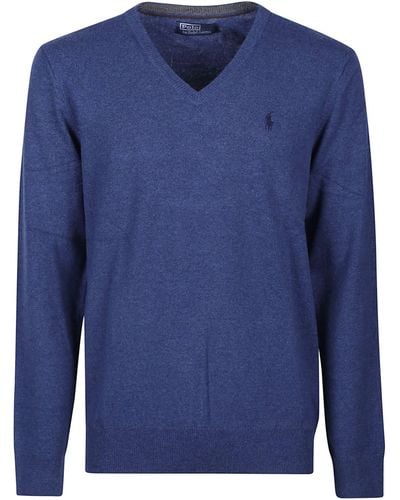 Polo Ralph Lauren Long Sleeve Sweater - Blue