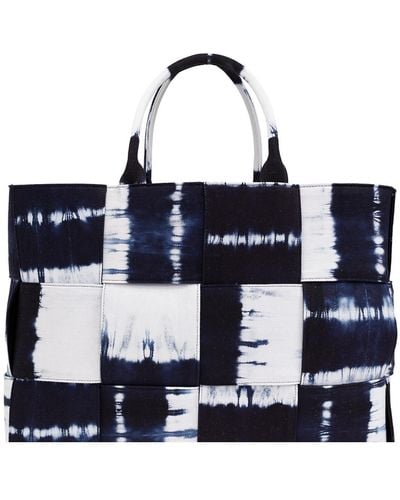 Bottega Veneta 'arco Large' Shopper Bag, - Blue