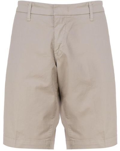 Fay Cotton Bermuda Shorts - Grey