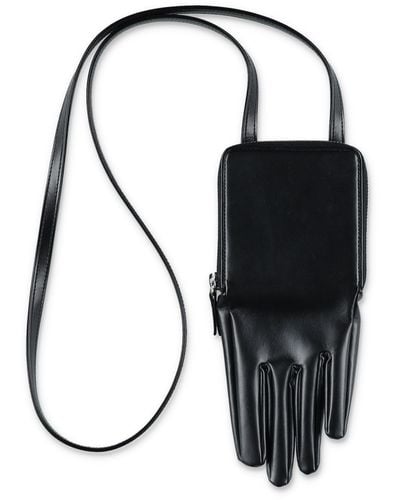 MM6 by Maison Martin Margiela Glove Zipped Mini Shoulder Bag - Black