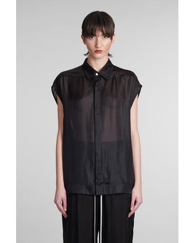 Rick Owens Jumbo Outershirt Shirt - Black