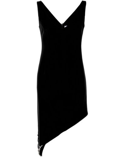 Stefano De Lellis Asymmetrical Mini Dress - Black