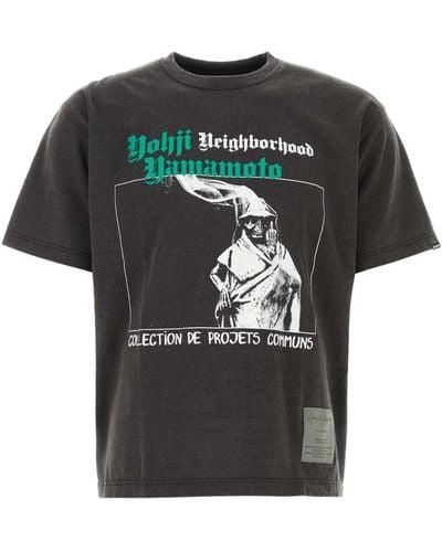 Yohji Yamamoto Dark Cotton X Neighborhood T-Shirt - Black