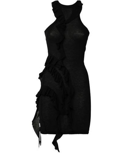 Dondup Ruffles Dress - Black