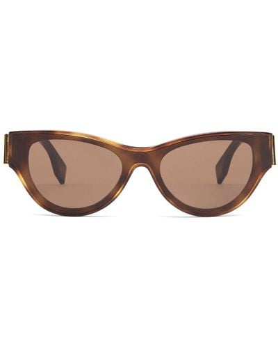 Fendi Fe40135I 53E Sunglasses - Brown