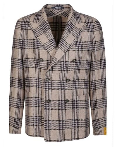Tagliatore Double-Breasted Jacket - Gray