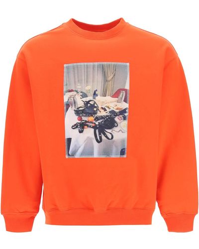 Rassvet (PACCBET) Oversized Sweatshirt X Slava Mogutin - Orange