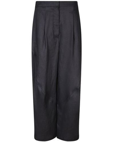 Lardini Linen Trousers - Black