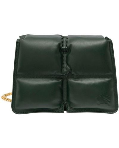 Burberry Quilted Snip Cross-body Bag - Green