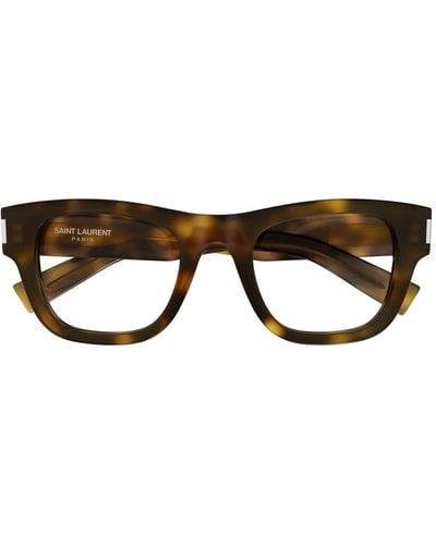 Saint Laurent Sl 698 Linea Classic 003 Havana Glasses - Brown