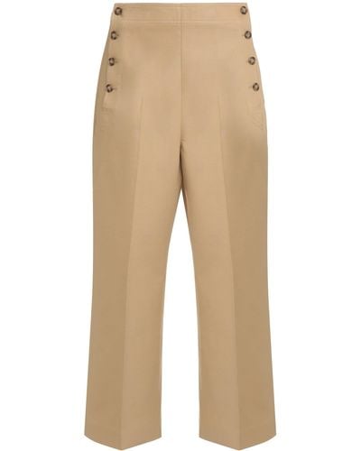 Polo Ralph Lauren Cotton-Wool Trousers - Natural
