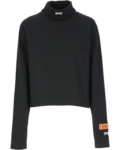 Heron Preston Jumper With Logo Hpny - Black