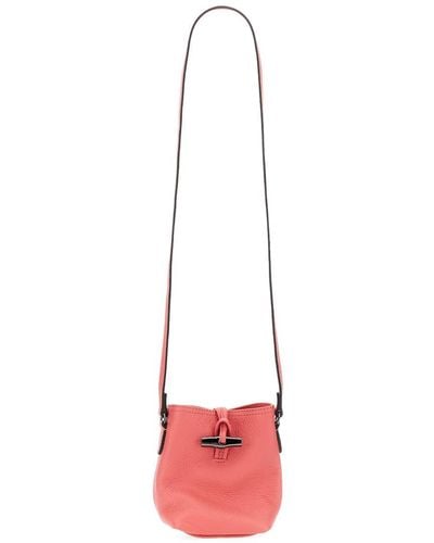 Longchamp Roseau Essential Xs Crossbody Bag - Red