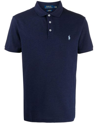 Polo Ralph Lauren Cotton Blend Polo Shirt - Blue