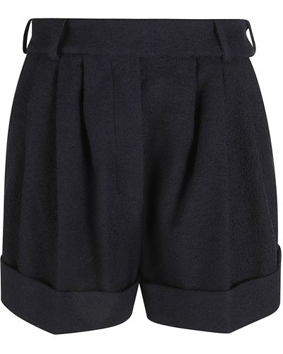 Alexandre Vauthier Belted High Waist Shorts - Black