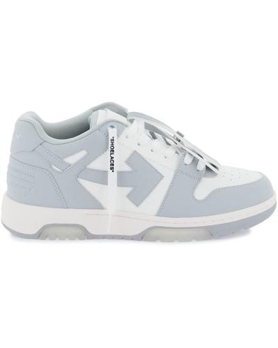 Off-White c/o Virgil Abloh Leather Lace Up Sneakers - White