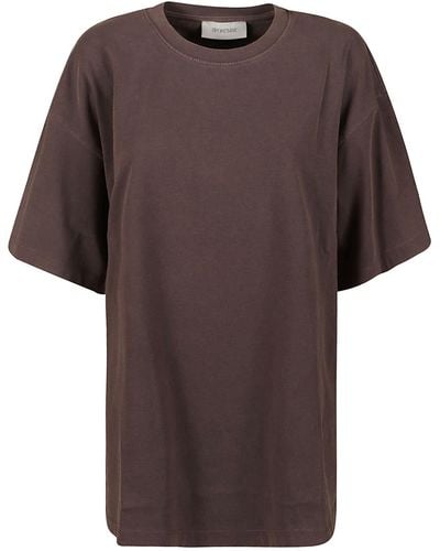 Sportmax Blocco Oversized T-Shirt - Brown