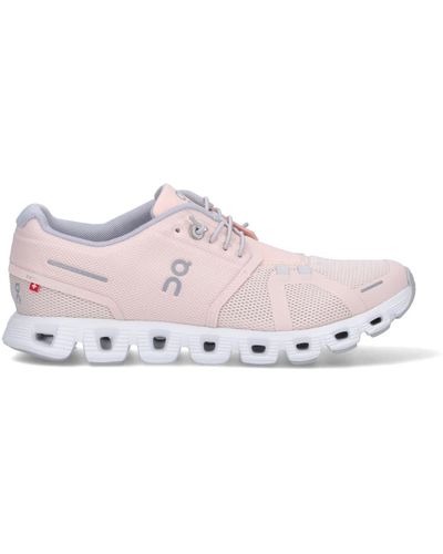 On Shoes 'cloud 5' Sneakers - Pink