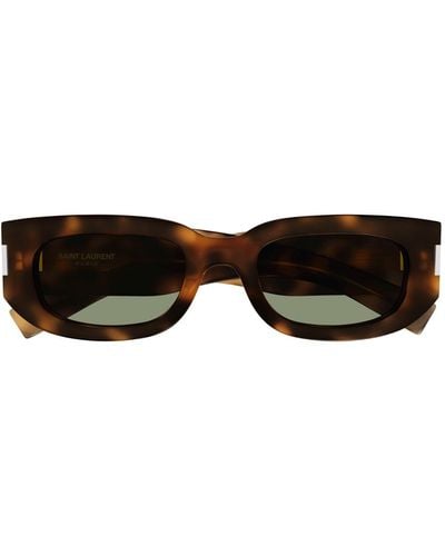 Saint Laurent Sl 697 Linea Classic 002 Havana Sunglasses - Brown