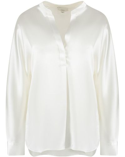 Vince Silk Blouse - White