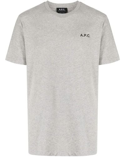 A.P.C. T-shirts - Gray